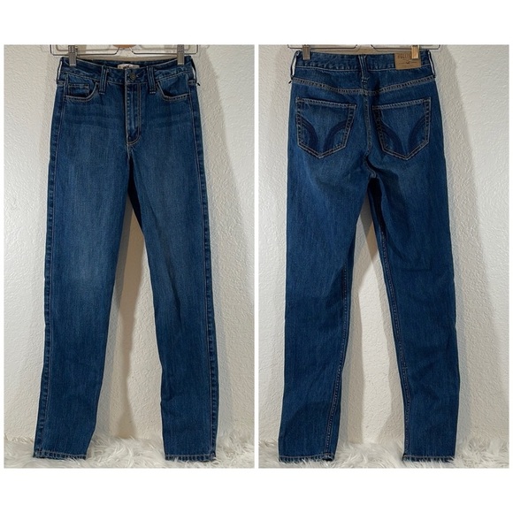 Hollister Denim - HOLLISTER SKINNY BLUE DENIM JEANS SIZE 0 / 24